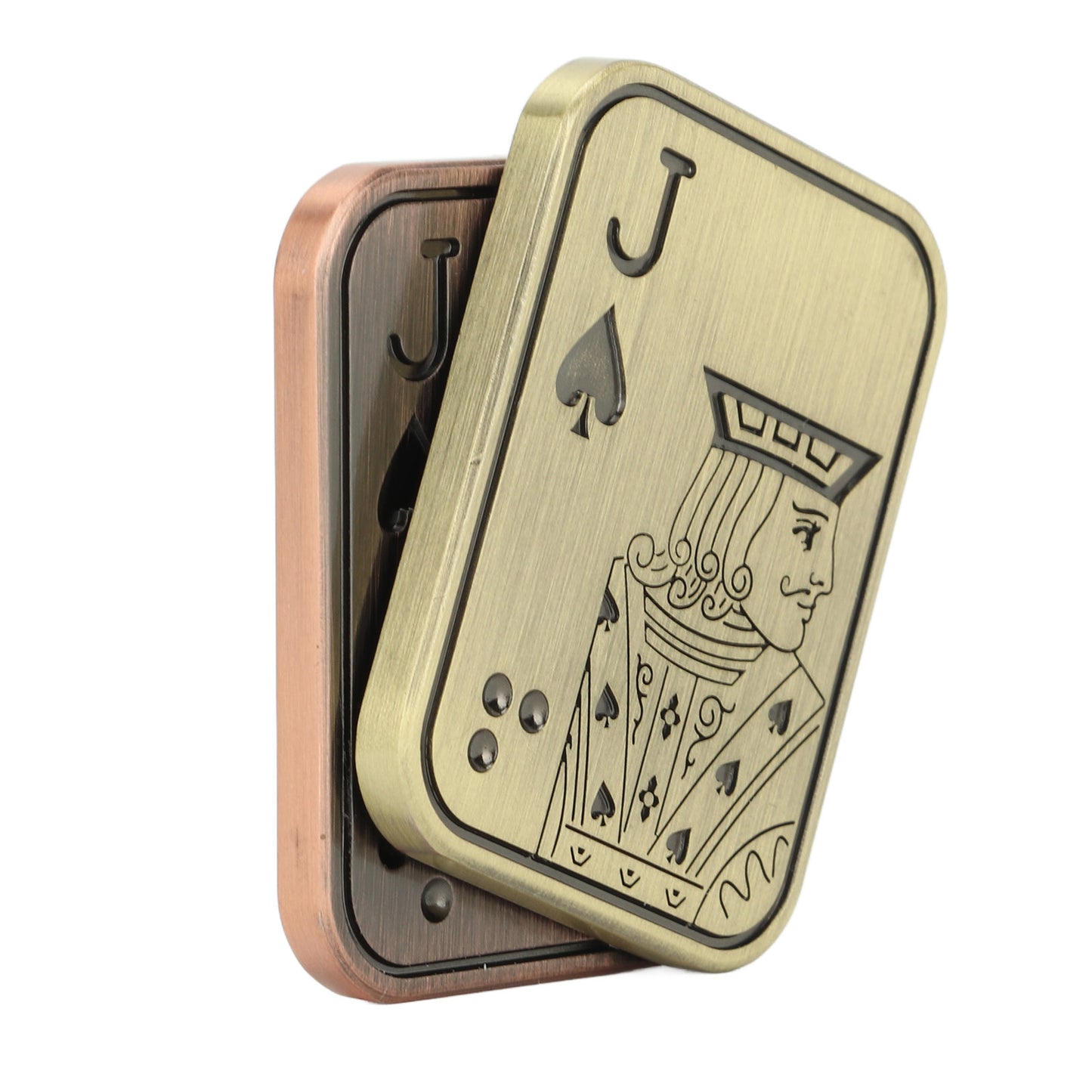 Jack of Cards Metal Push Slider Toy – Anxiety Relief Edition